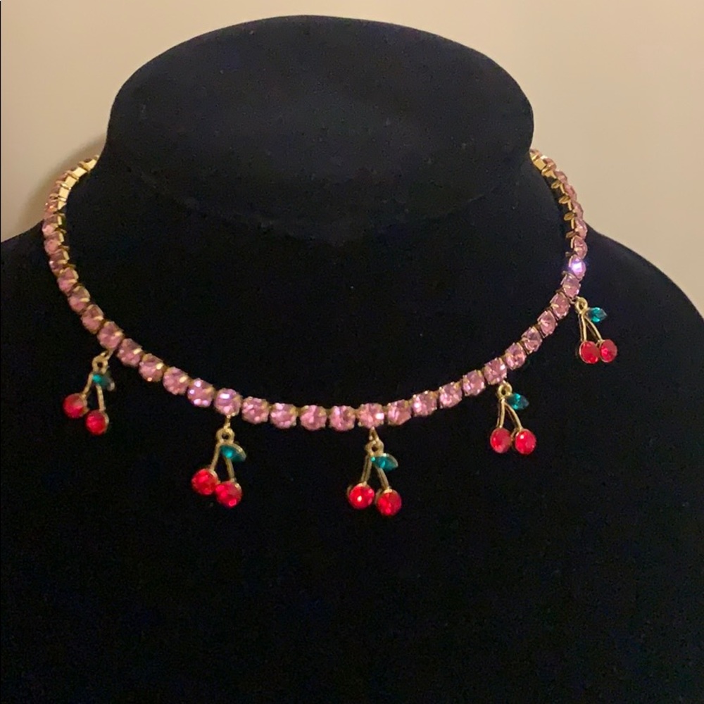 Brand new costume cherry necklace - Picture 2 of 5